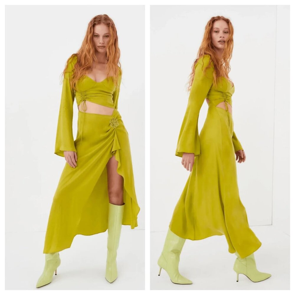 For Love & Lemons Allie Cutout Midi Dress - Picture 2 of 5
